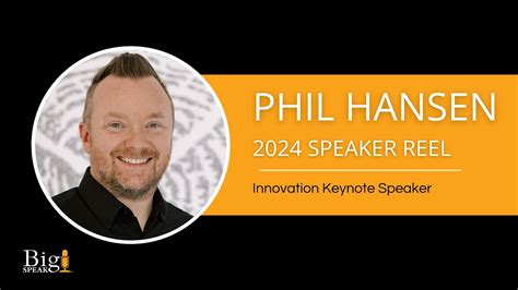 phil hansen speaking fee|Phil Hansen Innovation Speaker.